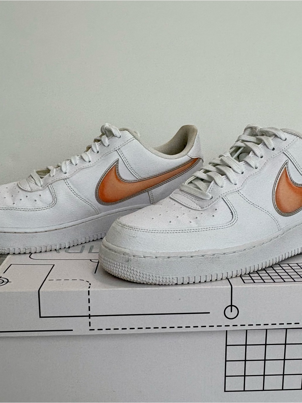 Nike Air Force 1 Sneakers Size 12.5 Excellent Condition - Picture 2 of 9